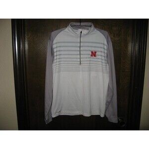 Mens Ping Golf Sensor Cool Nebraska Cornhuskers 1/4 Zip Pullover Jacket Shirt  M
